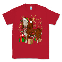 Red christmas hereford Classic Tee - JahusDesignShop