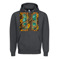 Smoke aztec and sunflowers Zipper Hoodie - BundleAndBundleShop