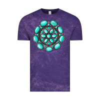 Cloud Purple gemstone jewelry Vintage Tee - RanaPortraitStore
