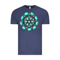 Vintage Denim gemstone jewelry Vintage Tee - RanaPortraitStore