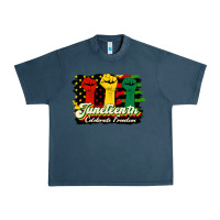 Midnight Navy juneteenth celebrate freedom Urban Heavy Tee - HRA Design Shop