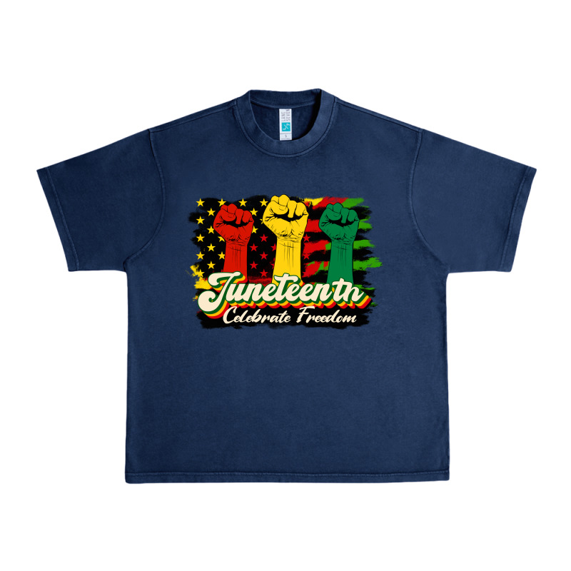 Juneteenth Celebrate Freedom Urban Heavy Tee by HRA Design Shop | Teevron