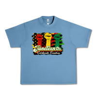 Pebble Blue juneteenth celebrate freedom Urban Heavy Tee - HRA Design Shop