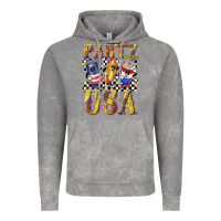 Cloud Rock party in the usa with leopard Vintage Hoodie - texasbilliewilder