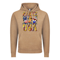 Vintage Coffee party in the usa with leopard Vintage Hoodie - texasbilliewilder