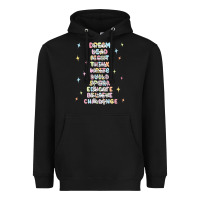 Black jesus names believe Heavyweight Hoodie - MaliasSmallBusiness