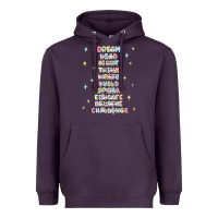 Plum jesus names believe Heavyweight Hoodie - MaliasSmallBusiness