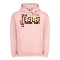 Pigment Salmon She Jesus America Too Urban Hoodie - Bettercallsaul