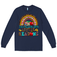 Navy i love my job for all the little reasons Long Sleeve Tee - AdoDesignShop