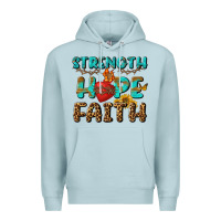 Blue Mist Strength Hope Faith Premium Hoodie - BundleAndBundleShop