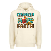 Sandshell Strength Hope Faith Premium Hoodie - BundleAndBundleShop