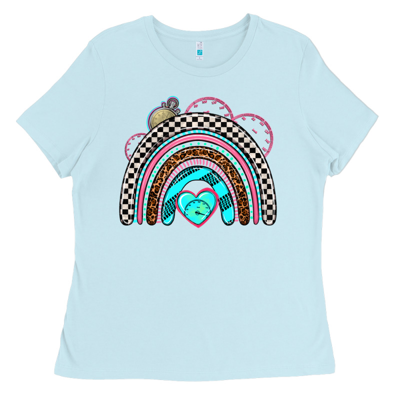 Race Rainbow Ladies Tee by AdoDesignShop | Teevron