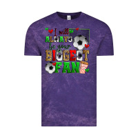 Cloud Purple i will always be your biggest fan soccer Vintage Tee - Zillion Design Studio