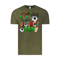 Vintage Olive i will always be your biggest fan soccer Vintage Tee - Zillion Design Studio