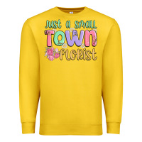 Lemon just a small town florist Premium Sweatshirt - MaliasSmallBusiness