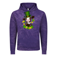Cloud Purple st patricks day cow Vintage Hoodie - RanaPortraitStore