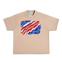 Burro Patriotic tie dye background 4th of july Urban Heavy Tee - CowGirlArtShop