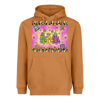 Meerkat mardi gras bead dogs Heavyweight Hoodie - MaliasSmallBusiness