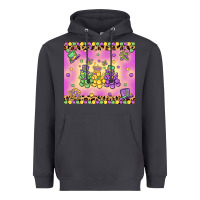 Smoke mardi gras bead dogs Heavyweight Hoodie - MaliasSmallBusiness