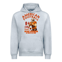 Heather Grey American Football Urban Hoodie - Bettercallsaul
