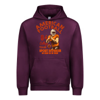 Mauve Wine American Football Urban Hoodie - Bettercallsaul