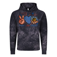 Cloud Black peace love america billie wilder Vintage Hoodie - texasbilliewilder