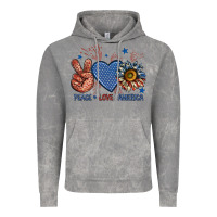 Cloud Rock peace love america billie wilder Vintage Hoodie - texasbilliewilder