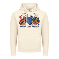 Vintage Artic peace love america billie wilder Vintage Hoodie - texasbilliewilder