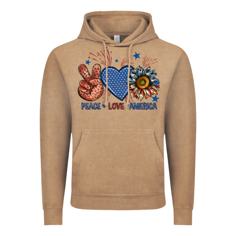 Peace Love America Billie Wilder Vintage Hoodie by texasbilliewilder | Teevron