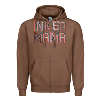 Chestnut inked mama Zipper Hoodie - JahusDesignShop
