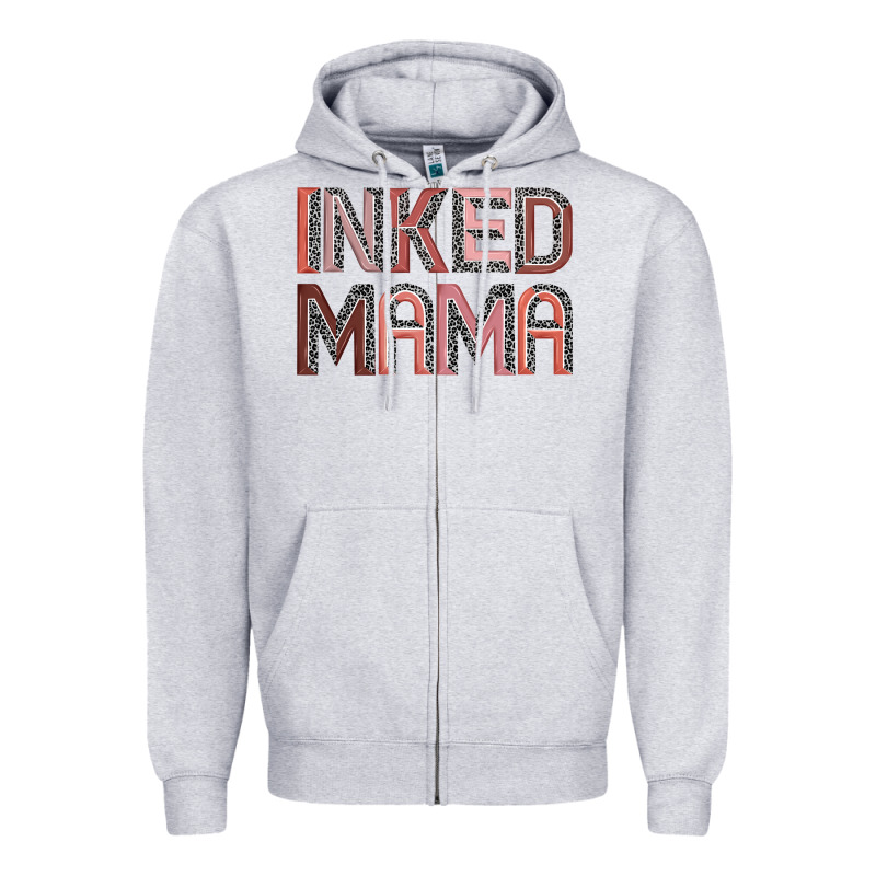 Inked Mama Zipper Hoodie by JahusDesignShop | Teevron