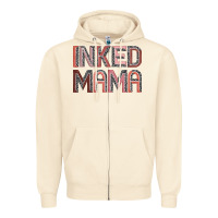 Sandshell inked mama Zipper Hoodie - JahusDesignShop
