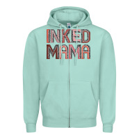 Seafoam inked mama Zipper Hoodie - JahusDesignShop