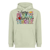 Matcha every bunnys favorite teacher Heavyweight Hoodie - MaliasSmallBusiness