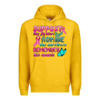 Lemon Support The Lighters Admire The Survivors Remember The Angels Premium Hoodie - BundleAndBundleShop