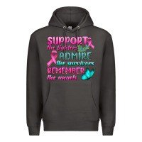 Smoke Support The Lighters Admire The Survivors Remember The Angels Premium Hoodie - BundleAndBundleShop