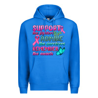 True Royal Support The Lighters Admire The Survivors Remember The Angels Premium Hoodie - BundleAndBundleShop