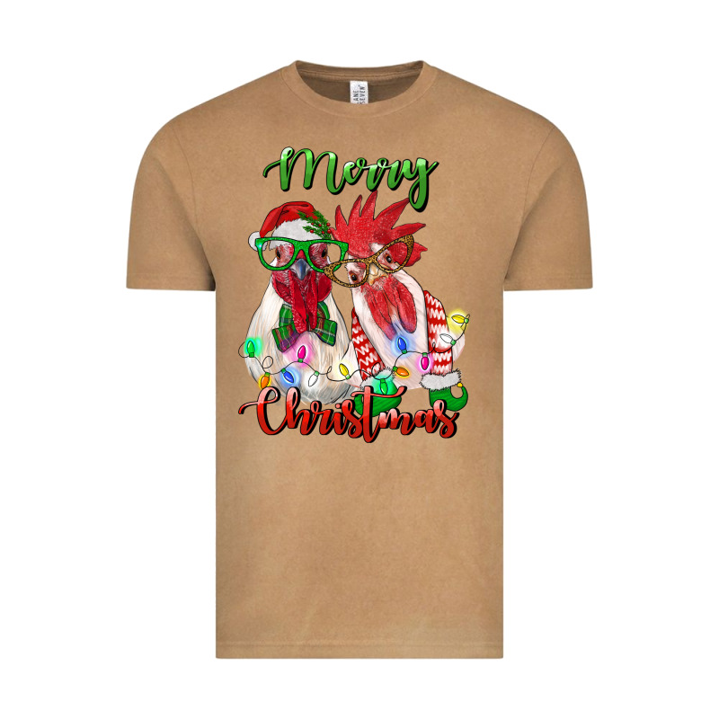 Christmas Roosters Vintage Tee by RanaPortraitStore | Teevron