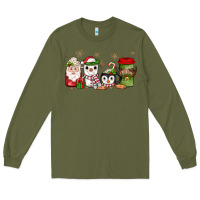 Army Green Christmas coffee Long Sleeve Tee - JahusDesignShop