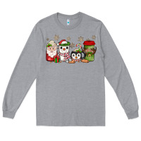 Heather Grey Christmas coffee Long Sleeve Tee - JahusDesignShop