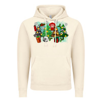 Vintage Artic christmas trees with soccer Vintage Hoodie - Zillion Design Studio