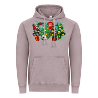 Vintage Zinc christmas trees with soccer Vintage Hoodie - Zillion Design Studio