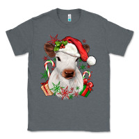 Charcoal Heather christmas heifer Classic Tee - JahusDesignShop