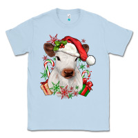 Dusty Blue christmas heifer Classic Tee - JahusDesignShop