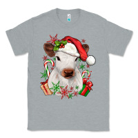 Heather Grey christmas heifer Classic Tee - JahusDesignShop