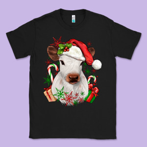 Christmas Heifer Classic Tee Designed By Jahusdesignshop