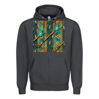 Smoke aztec and arrow Zipper Hoodie - BundleAndBundleShop
