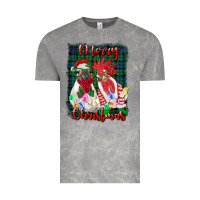 Cloud Rock christmas roosters with background Vintage Tee - RanaPortraitStore
