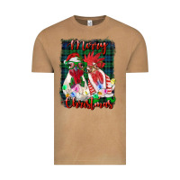 Vintage Camel christmas roosters with background Vintage Tee - RanaPortraitStore