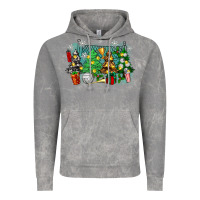 Cloud Rock christmas trees with volleyball Vintage Hoodie - Zillion Design Studio